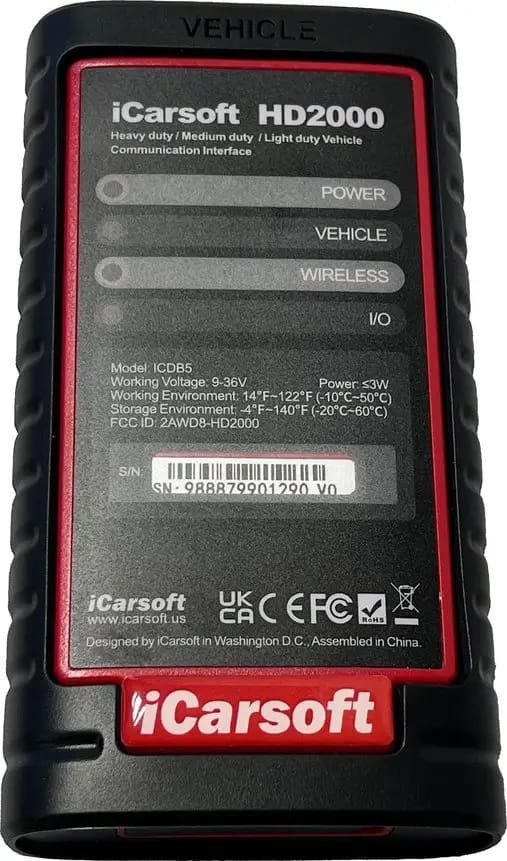 Extension Poids-Lourds pour iCarsoft CR Ultra – Image 3