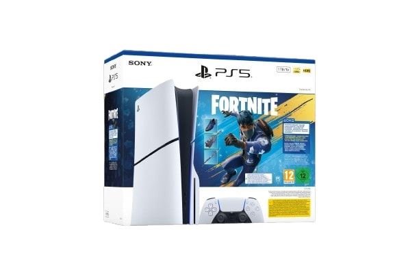 Pack Console Sony® PS5® Slim Standard Fortnite® Flowering Chaos Edition limitée Blanc – Image 3