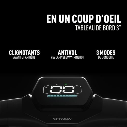 Trottinette électrique tout-terrain Segway by Ninebot ZT3 Pro E 650 W – Image 5