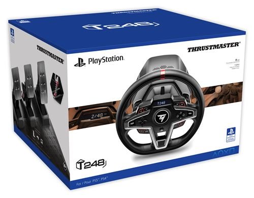 Volant Thrustmaster T248 pour PS5, PS4 et PC Noir – Image 3