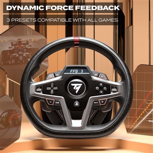 Volant Thrustmaster T248 pour PS5, PS4 et PC Noir – Image 7