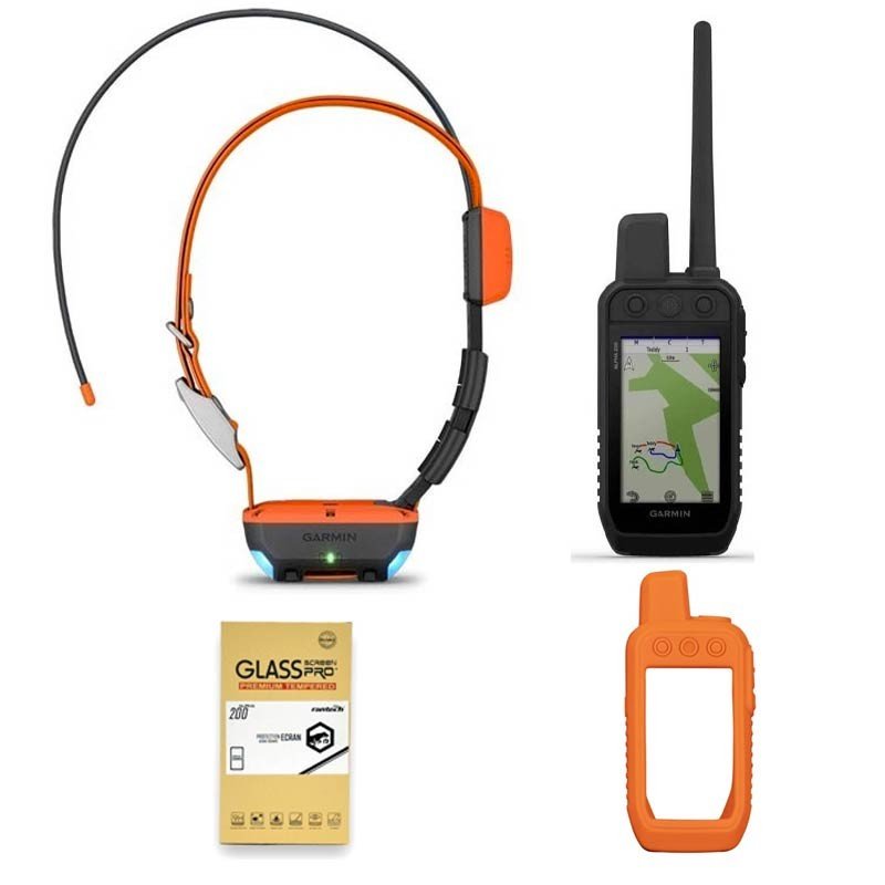 Pack Garmin Télécommande Alpha 200 Plus F Avec Collier De Repérage T20 F