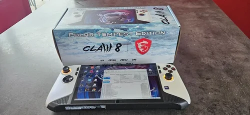 Console portable Windows MSI Claw 8" AI+ A2VM-020FR Noir et Sable photo review