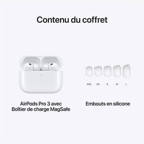Apple AirPods Pro 3 Blanc – Image 9