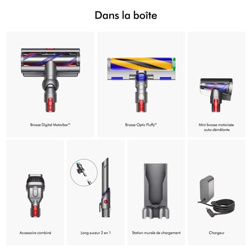Aspirateur balai Dyson Gen5 Detect Absolute 752 W Gris et Violet – Image 6