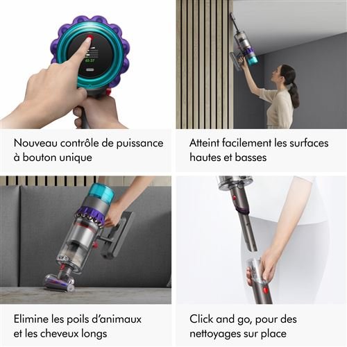 Aspirateur balai Dyson Gen5 Detect Absolute 752 W Gris et Violet – Image 9