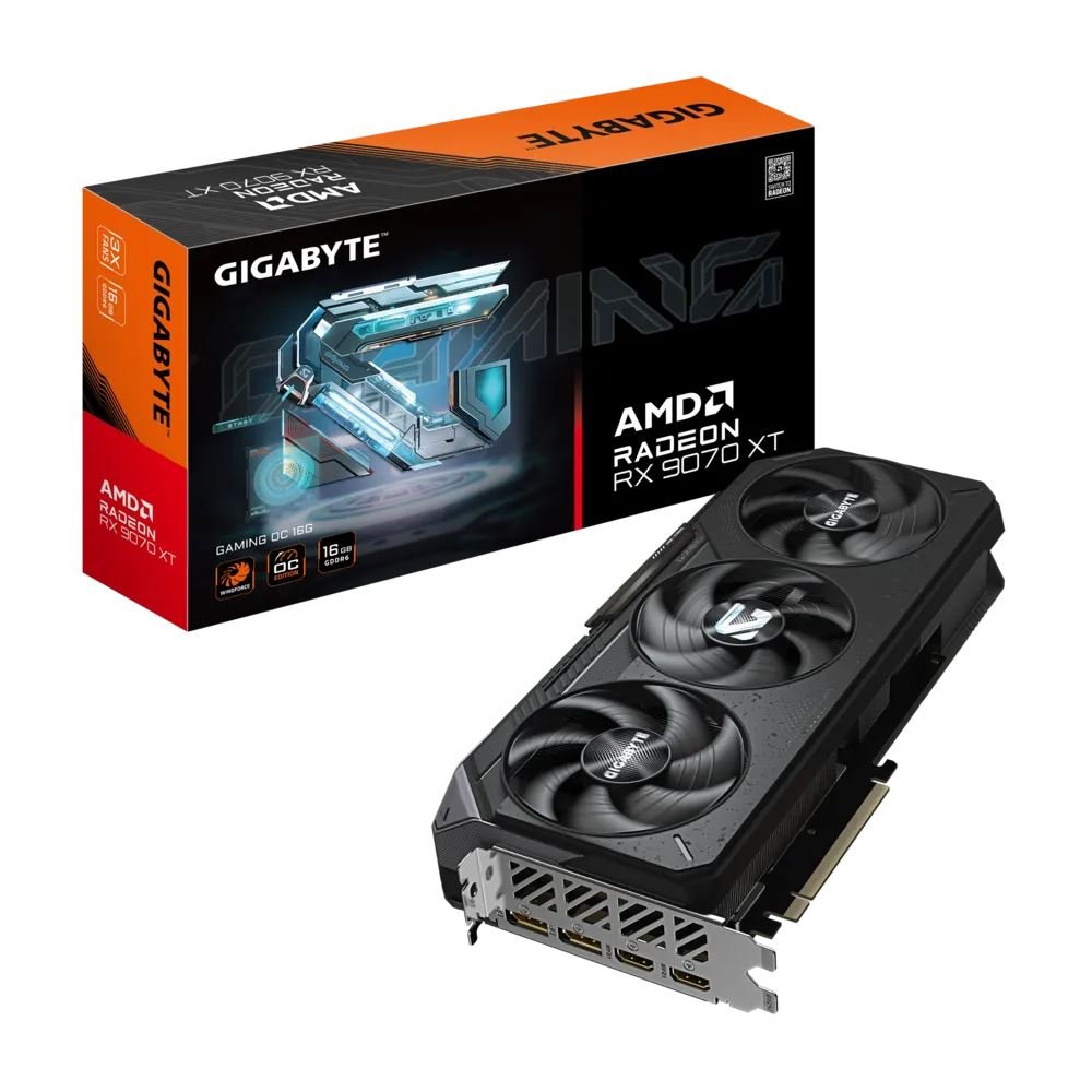Carte graphique Gigabyte™ AMD Radeon RX 9070 XT GAMING OC 16G