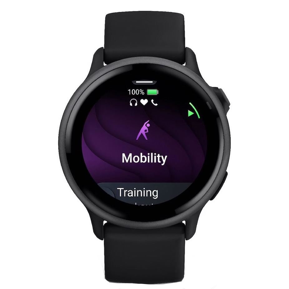 Montre connectée Garmin Vívoactive® 6 42 mm Noir avec bracelet Noir