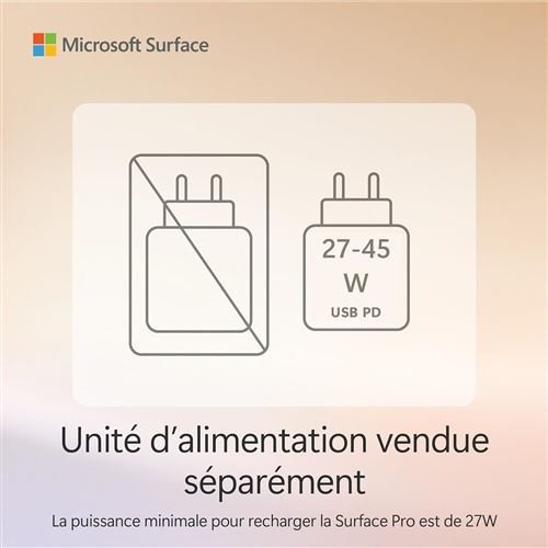 Pack PC Hybride 2 en 1 Microsoft Surface Pro 12'' Ecran Tactile Copilot+ Snapdragon® X Plus 16 Go – Image 5