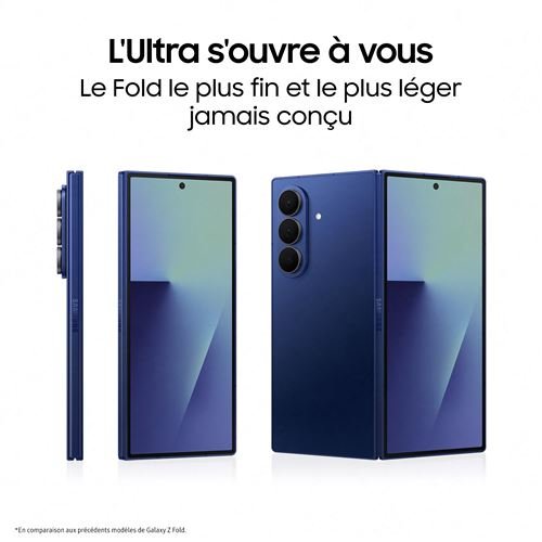 Smartphone Samsung Galaxy Z Fold7 8" 5G Double nano SIM 256 Go Noir Absolu – Image 3